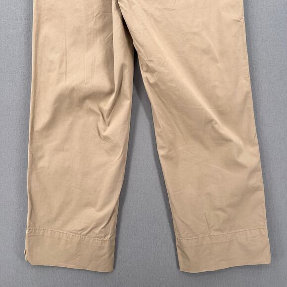 EVERLANE The Easy Pant Womens 2 Warm Khaki Tan Straight Leg Pull on Chino - Picture 8 of 14